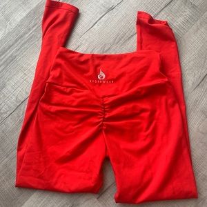 red nwot ryderwear leggings